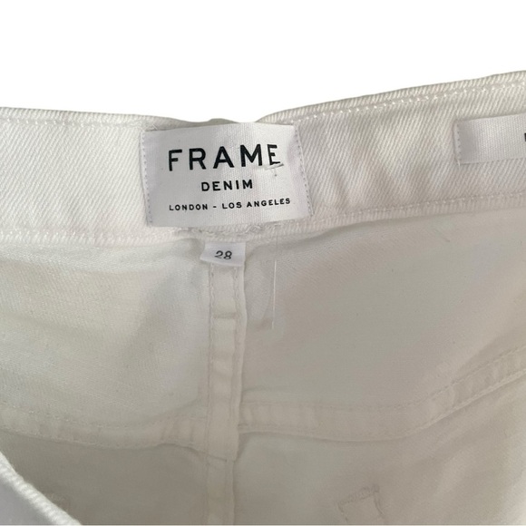 FRAME Le‎ Boy Jeans In Blanc Bagmore - Picture 4 of 6